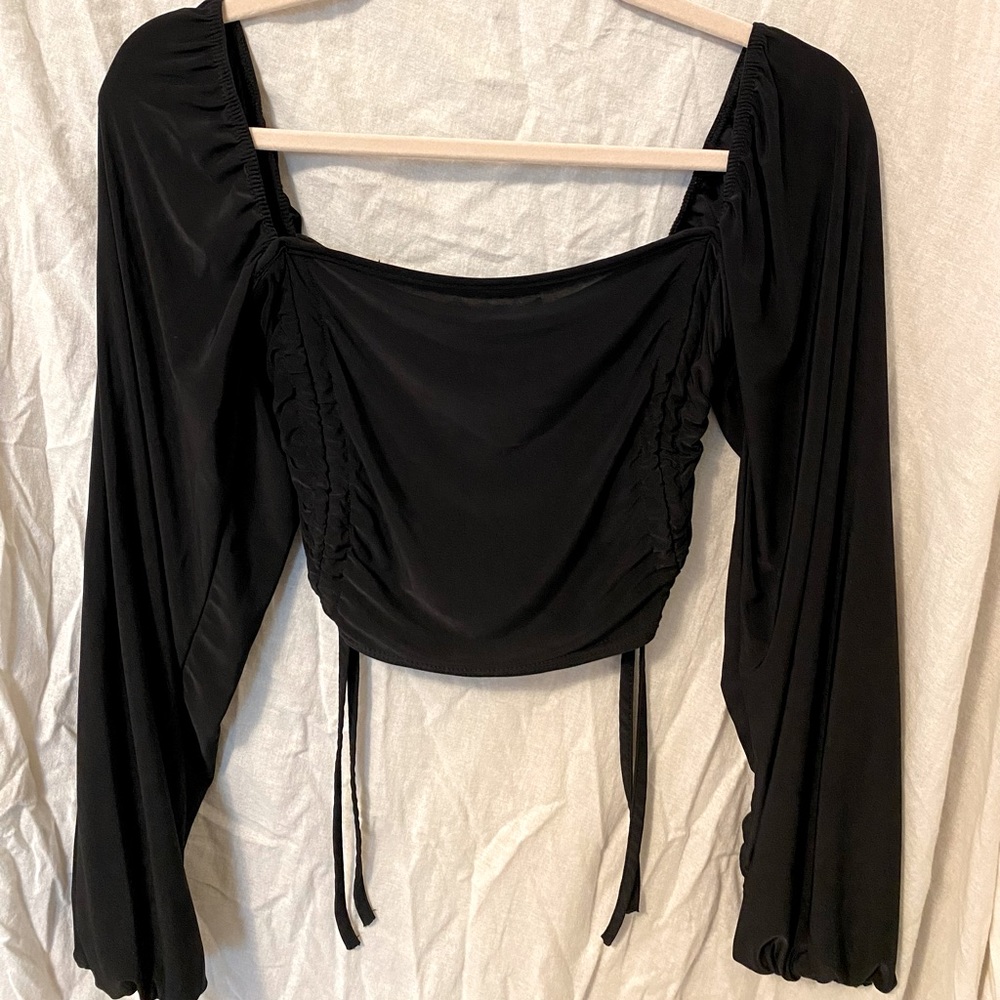 adorable black blouse